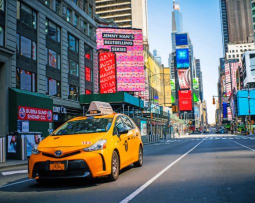 New York Taxi paint by numbers