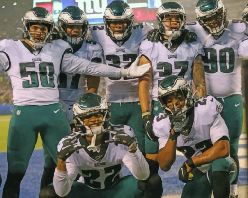 Philadelphia Eagles Team paint by numbers