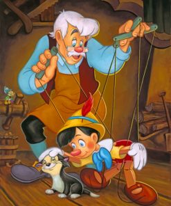 Pinocchio paint by numbers