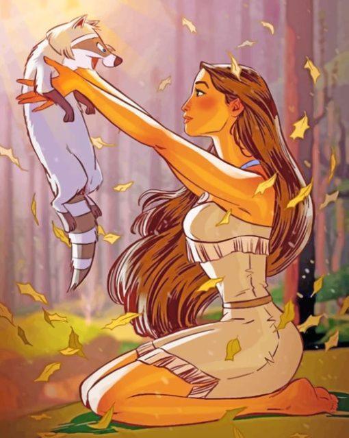 Pocahontas Disney Paint by numpbers