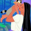 Pocahontas And Baby Paint by numbers