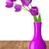 Purple Tulips paint by numbers