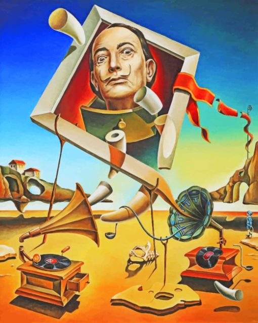 Salvador Dali paint by numbers