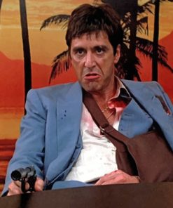 Scarface Movie Paint by numbers