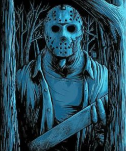 Scary Jason Paint by numbers