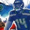 Seahawks Player paint by numbers