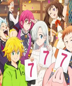 Seven Deadly Sins Grand Cross paint by numbers