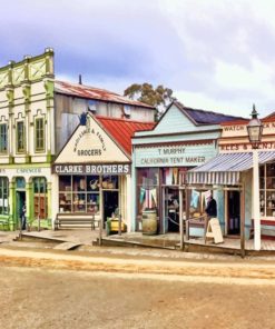 Sovereign Hill Ballarat paint by numbers