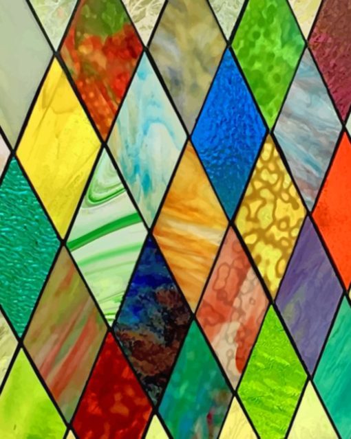 Stained Glass Window paint by numbers