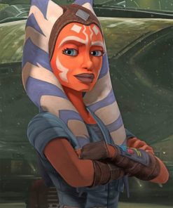 Star Wars Ahsoka Tano Paint by numbers