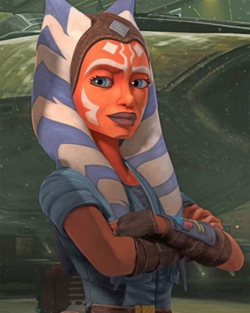 Star Wars Ahsoka Tano Paint by numbers