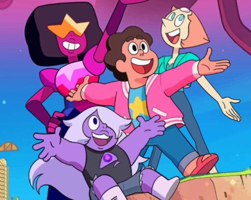 Steven Universe Adventure paint by numbers