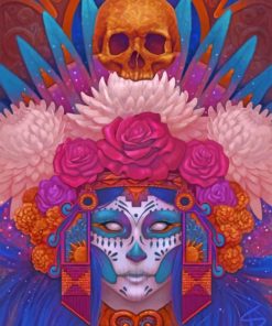 Sugar Skull Paint by numbers