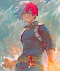 Todoroki MHA paint by numbers