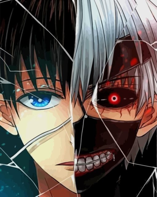 Tokyo Ghoul paint by numbers