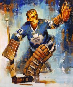 Toronto Maple Leafs Terry Sawchuk paint by numbers