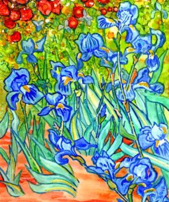 Van Gogh Iries Flowers Piant by numbers