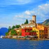 Village Lake Garda paint by numbers