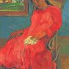 Woman By Gauguin paint by numbers