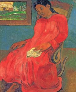 Woman By Gauguin paint by numbers