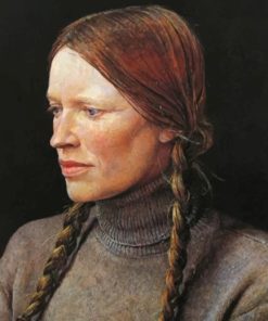 Woman By Andrew Wyeth paint by numbers