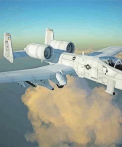 Aesthetic Fairchild A 10 Thunderbolt II paint by number