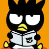 Badtz Maru Reading A Book paint by number