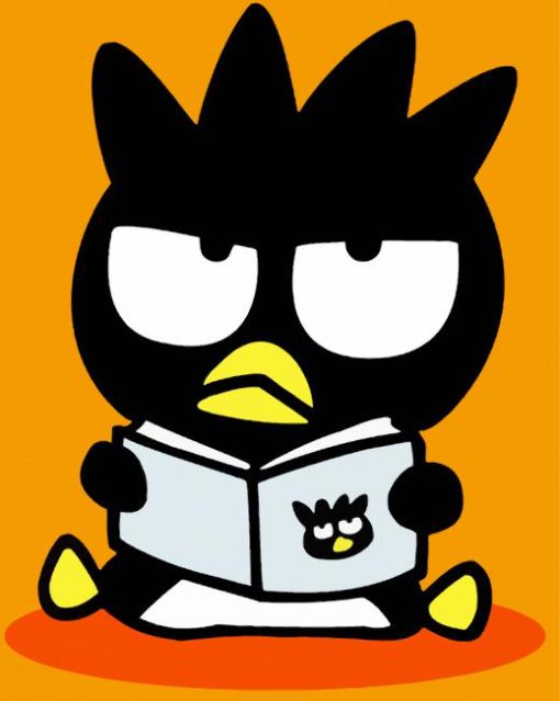 Badtz Maru Reading A Book paint by number