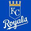 Baseball Royals Logo paint by number