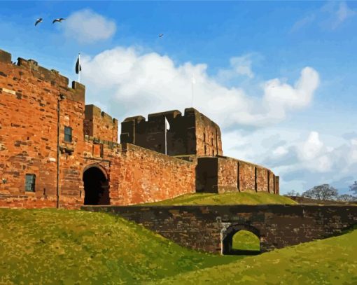 Carlisle Castle paint by number