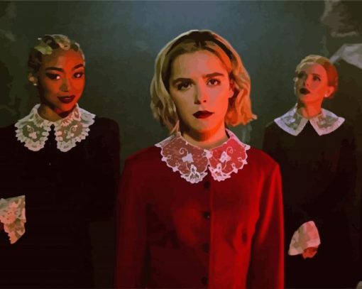 Chilling Adventures Of Sabrina paint by number