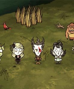 Dont Starve Together Characters paint by number