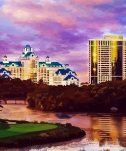 Foxwoods Resort Casino paint by number