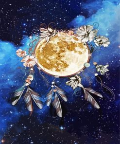 Moon Catcher Art paint by number