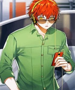 Mystic Messenger 707 Anime Boy paint by number