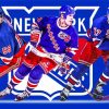 New York Rangers paint by number