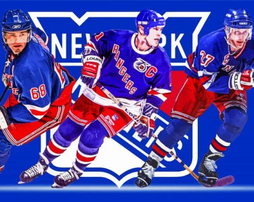 New York Rangers paint by number