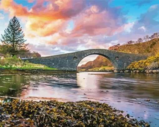 Seil Bridge paint by number