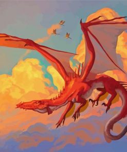 Smaug The Dragon Art paint by number