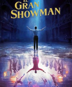 The Greatest Showman Poster paint by number