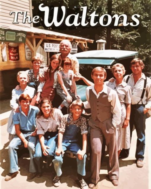 The Waltons Poster paint by number