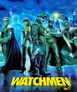 Watchmen Movie Poster paint by number