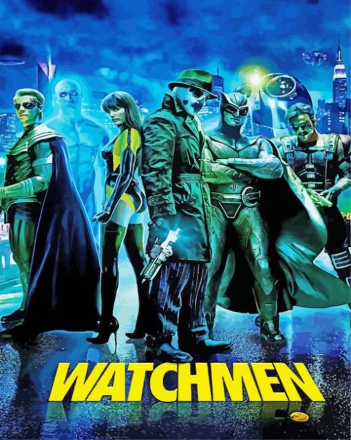 Watchmen Movie Poster paint by number