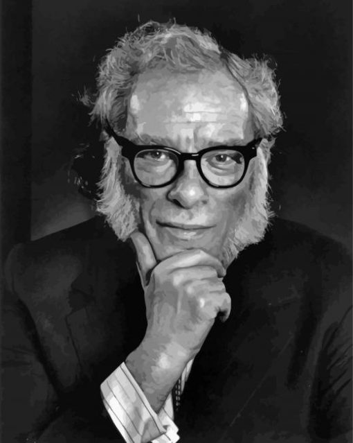 Yousuf Karsh Isaac Asimov paint by number