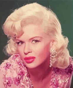 Aesthetic Jayne Mansfield paint by number