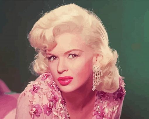 Aesthetic Jayne Mansfield paint by number