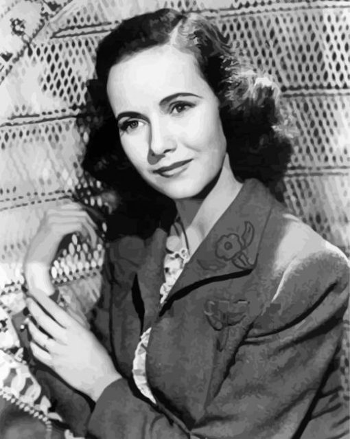 Aesthetic Teresa Wright paint by number