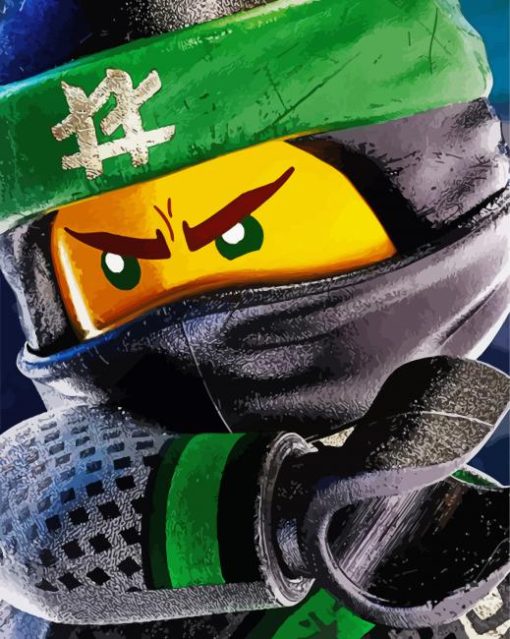 Aesthetic Ninjago paint by number