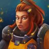 Beautiful Brigitte paint by number