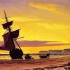 Coastal Scene William Bradford paint by number